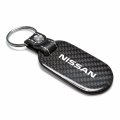 Ipick Image Made For Nissan Name 100 Real Black Carbon Fiber Tag Style Key Chain