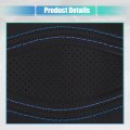 Uxcell Hand Sewn Steering Wheel Cover Blue Stitch With Needle And Thread Universal Fit 15 4-16 Inch 39-40 5cm Dia For Car Truck
