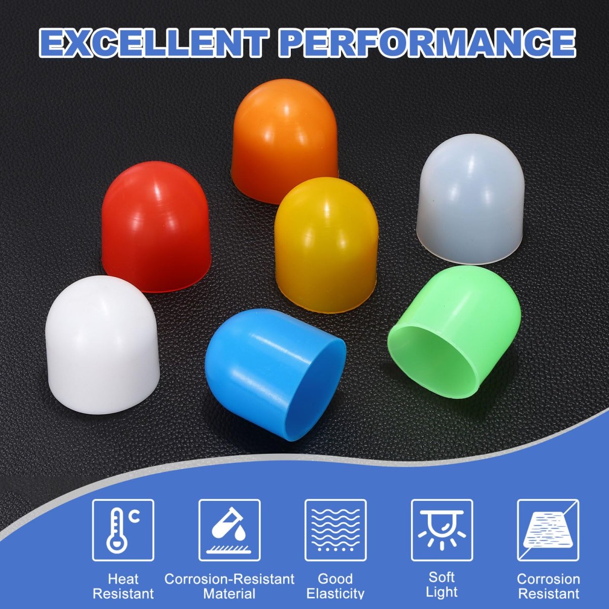 Flashlight Diffuser Caps 43mm Id X 50mm Height Flexible Silicone End Screw Thread Protector Covers For 44-46mm Torch Led Lights