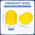 Flashlight Diffuser Caps 43mm Id X 50mm Height Flexible Silicone End Screw Thread Protector Covers For 44-46mm Torch Led Lights