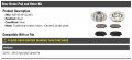 Rear Ceramic Brake Pads And Rotor Kit Compatible With 2010-2016 Hyundai Santa Fe