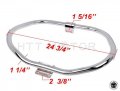 Httmt- Front Crash Bar Compatible With 2005-2015 H-d Iron 883 Xl883n Xl1200n Xl1200l 48 Xl1200x Sportster Safety Protection