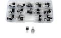 Xlx 70pcs 14 Values Three Terminal Positive Negative Voltage Regulator Transistor Kit T0-220 Packagel7805 L7806 L7808 L7809 