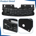 Black And Chrome Front Bumper Grille Upper Mesh Replacement For Range Rover Vogue 2013-2017