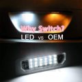 Super Bright Led Replacement 18 Smd License Plate Lights Kit For F-150 Waterproof Rear Number Lamps Clear Lens 12v