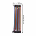 10 Pcs Line Breadboard Jumper Cable Wires The Female To Prototyping Circuits Ribbon Tinned Copper