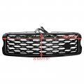 Topteng Upper Grille With 5 Led Light Fit For Land Rover Range Vogue L405 2013 2014 2015 2016 2017 With Green Badge