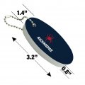 Graphics More U Of Richmond Primary Logo Floating Keychain Oval Foam Fishing Boat Buoy Key Float