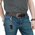 Ipick Image Compatible With Ford F-150 2015 Up Silver Carabiner-style Snap Hook Metal Key Chain