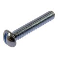 Multi Purpose Steel Stove Bolts Zinc Plated Natural Color Slotted Head Coarse Thread Grade 2 Heat Hardened 39 Piece Set 