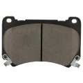 Front Rear Disc Brake Pads D1284-8524 D1396-8504 For 2011 Hyundai Equus 2009 Genesis 8pcs 