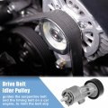 X Autohaux Drive Belt Tensioner Assembly For Volkswagen Beetle 2006-2015 L5 2 5l Cabrio K903315s Metal Black Silver Tone