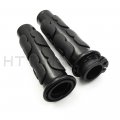 Httmt Black Flame Hand Grips 1 25mm Compatible With Kawasak Drifer 1500 Nomad Fi All