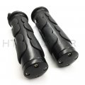 Httmt Black Flame Hand Grips 1 25mm Compatible With Kawasak Drifer 1500 Nomad Fi All
