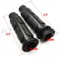 Httmt Black Flame Hand Grips 1 25mm Compatible With Kawasak Drifer 1500 Nomad Fi All