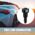 2pcs Car 5 16 Fuel Line Quick Connector Nylon Hose Pipe Release Straight Female Connect For To Id Tubing