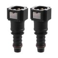 2pcs Car 5 16 Fuel Line Quick Connector Nylon Hose Pipe Release Straight Female Connect For To Id Tubing 