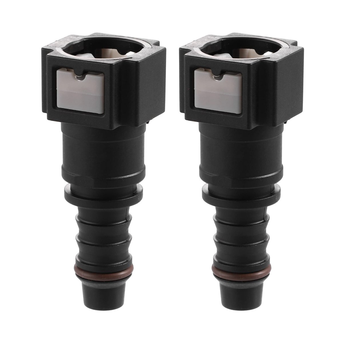 2pcs Car 5 16 Fuel Line Quick Connector Nylon Hose Pipe Release Straight Female Connect For To Id Tubing