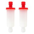 2 Pack 1 4 Small In-line Fuel Gas Filter Replacement For 1985-1988 Polaris Trail Boss250r 