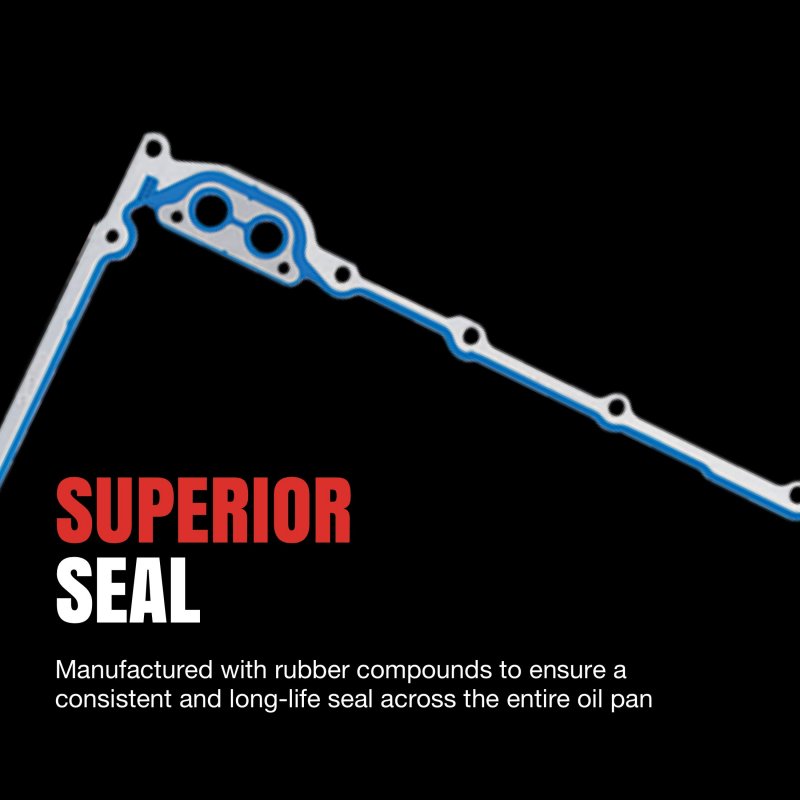 Os30704r Oil Pan Gasket Set Molded Rubber Replacement For Imperfect Sealing Surfaces Prevents Overtightening And Splitting