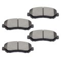 Front Ceramic Disc Brake Pad Set D1623 For Mazda Cx 5 0l 2013 To 2019 And 2 5l 2014 2024 4 Piece With Hardware 