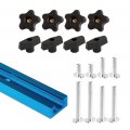 Powertec 71170 17-piece Universal T-track Kit W 48-inch T Track And 16-piece 5 16 -18 Hardware 