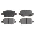 Rear Disc Brake Pads For Acura Rl 2005 2012 Ceramic Low Dust With Wear Sensor And Shims Bonded Attachment Olx Acd17d1090c 