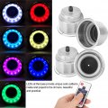 Rgb Stainless Steel Cup Holder Remote Control 4pcs Dc 12vs Led Drink Holder With For Marine Rv Truck