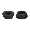 2pcs Rubber Grommets 30mm Drill Hole 21mm Id Top Hat Grommet Black Silicone Plug Gasket For Wiring Automotive 