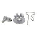 Ball Joint For 1997 2006 Jeep Tj Front Press In Mounting With Green Neoprene Boot Sintered Metal Bearing Threaded Stud And Alx