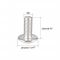 Uxcell Machine Screws M5x12mm Phillips Screw 304 Stainless Steel Fasteners Bolts 50pcs