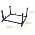 Kuafu Door Hanger Storage Rack Compatible With 1987-2021 Jeep Wrangler Jk Jku Jl Gladiator Jt Movable Car Holder Cart
