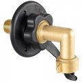 Recpro Rv City Water Fill Inlet Black Optional Hose Elbow And Or Gasket Seal Flange Brass With Check Valve Camper Trailer 