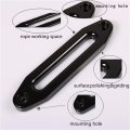 Standoutelroal Silver Hawse Style Winch Fairlead Cares For Automotive Anchor Cables Utv 4000-6000 Lb Winch 6 Inch 152mm Mount