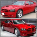 Auto Dynasty Ch2503163 Oe Style Black Housing Passenger Right Side Headlight Lamp Compatible With Dodge Charger 06-10