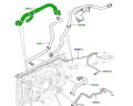 Genuine Land Rover Radiator Hose Range Evoque Discovery Sport 2 0l Lr072035