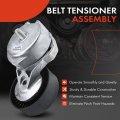 A-premium Belt Tensioner Assembly With Pulley Compatible Ford Ranger 92-96 Sable 2001 Taurus 93-07 Aerostar 95-96 Windstar