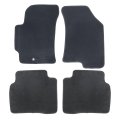 Velour Floor Mats For Hyundai Elantra 2011 2015 Custom Fit Front And Rear Black Carpet Liners Anti Slip All Season Full Set 4 