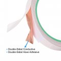 Uxcell Double-sided Conductive Tape Copper Foil Adhesive 10mm X 5m 16 4ft For Guitar Emi Shielding Crafts Electrical Repairs
