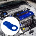 X Autohaux Engine Water Tank Radiator Bracket Stay Mount And Washer Kit For Honda Civic 1996-2000 Aluminum Alloy Blue 1 Set