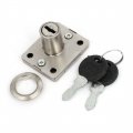 Uxcella Cabinet Mailbox Cupboard 15mmx21mm Cylinder Safety Tubular Drawer Lock 4pcs