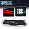 Led 3rd Brake Light For 2002-2008 Dodge Ram 1500 2003-2009 2500 3500 Third Cargo Black Housing Smoky Lens