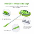 3x 2 In 1 Car Wash Mop Mitt With Long Handle Chenille Microfiber Dust Brush 24-46in