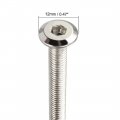 Uxcell M6x45mm Furniture Bolts Hex Socket Screws Fastener Carbon Steel 8pcs