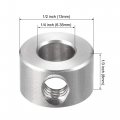 Uxcell Drill Stop 1 4 I D Stainless Steel For Set Screws Chuck Woodworking Bits Depth Holder 2pcs