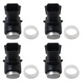 4 Pack 52050134 Silver Parking Sensor By Blue Elf For 2014-2017 Chevy Silverado 1500 