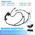 Uxcell Rear Right Door Harness With Connectors Ford F150 Crew Cab 2009-2014 W Power Locks Windows Passenger Side Not For Heated