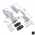 2 X Cnc Machined Aluminum Anti-glare Glass Motorbike Rearview Mirrors 6mm Thread