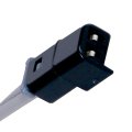 Connectors For Chevy C2500 K2500 1995 Black Square Shaped With 2 Female Terminal Corner Index Tab Speaker Part Pt146