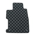 Floor Mats For Honda Civic Sedan 2012 2015 3 Piece Set Black Polypropylene Fiber Front And Second Row Interior Direct 